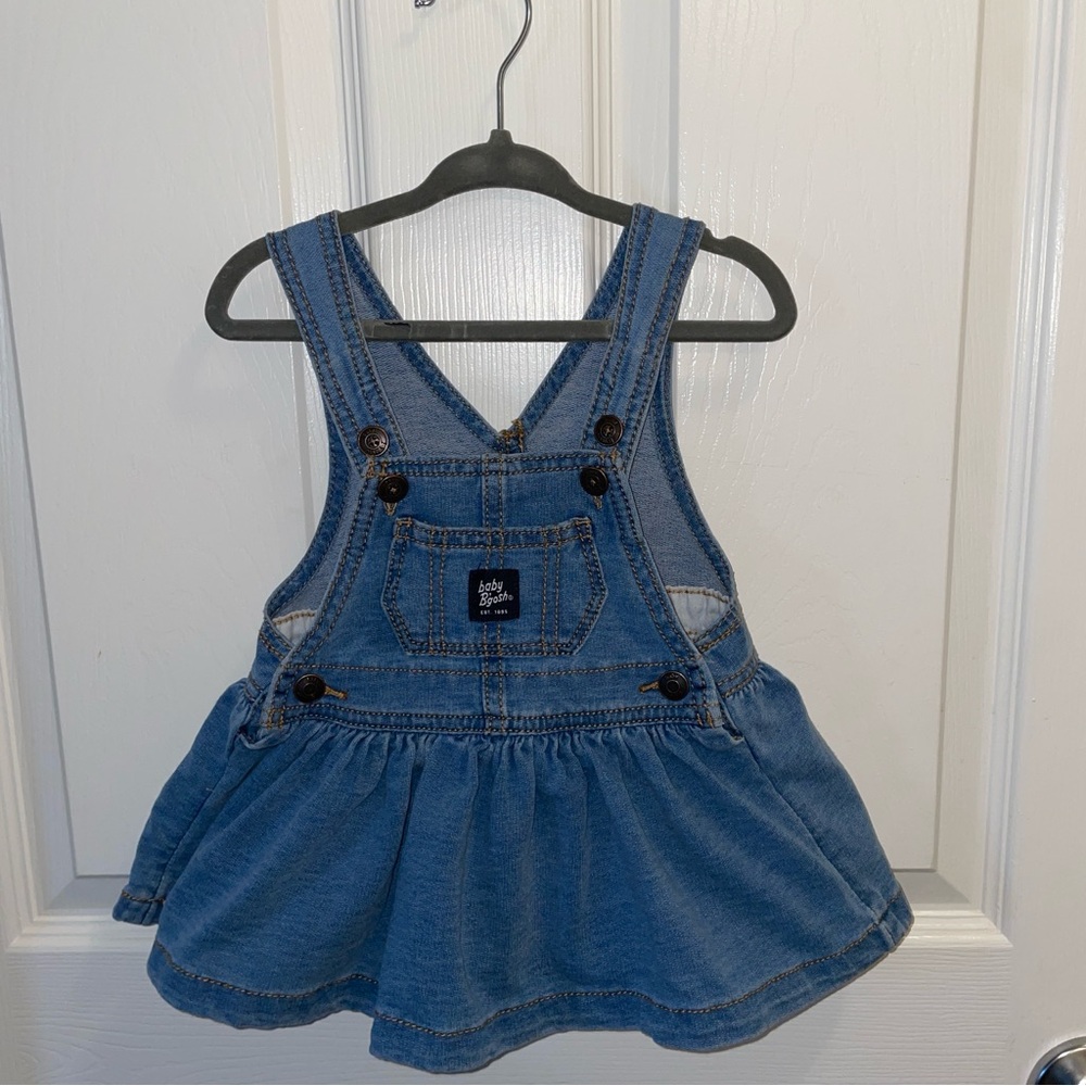 Baby B’Gosh 6M Denim Overall Dress